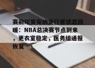 关于赛前印第安纳步行者状态回暖：NBA总决赛节点到来，更衣室稳定，医务组通报恢复的信息-乐竞体育官网
